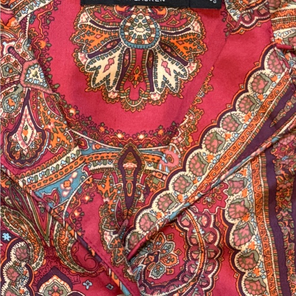 Ralph Lauren Women’s Paisley Pajama Set – XL – 62% Cotton / 32% Viscose - Picture 6 of 7